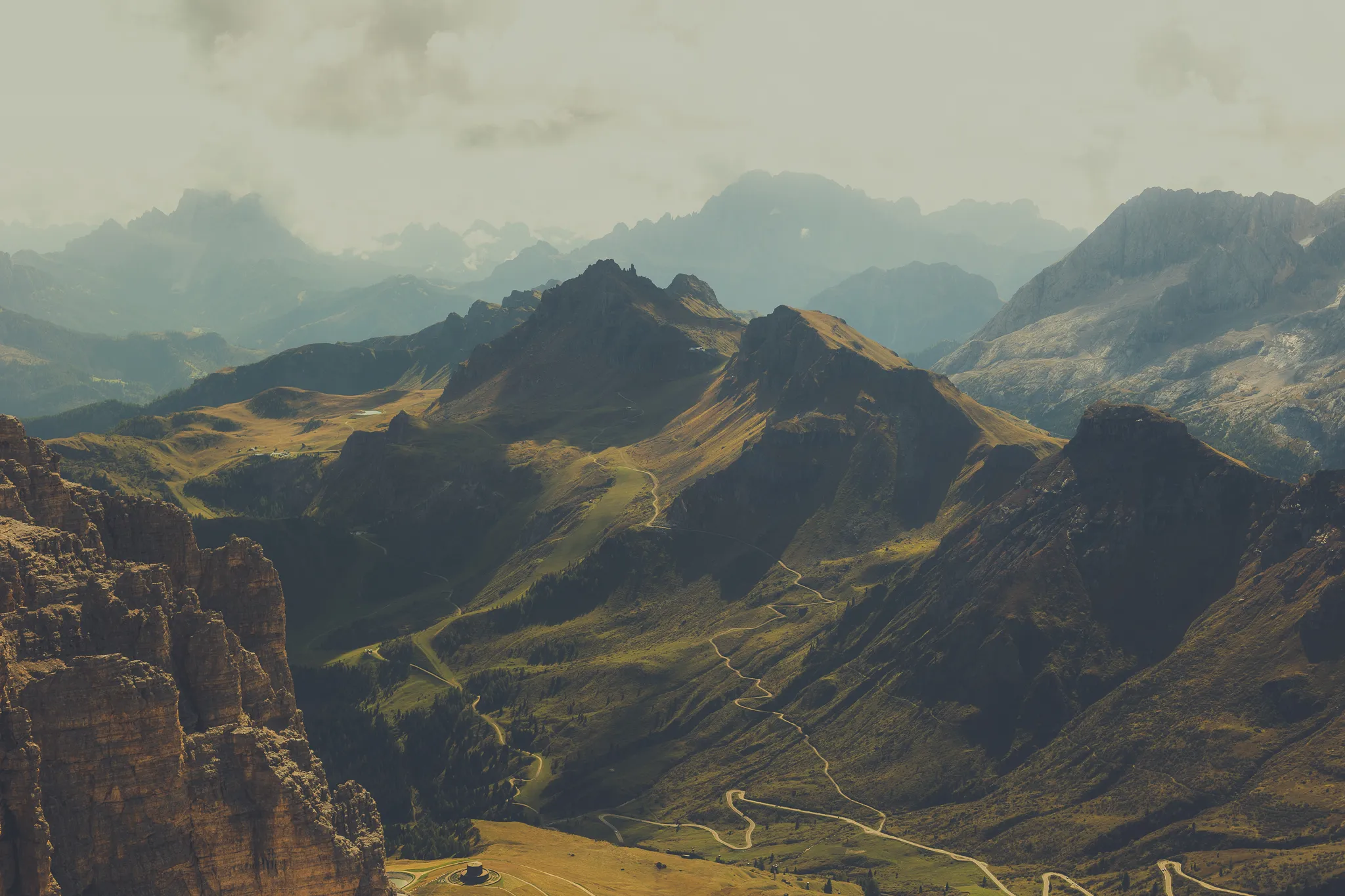 Landscape photograph of the Dolomites by Yves Braeckman